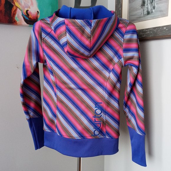 Burton Cool Flavors Dryride full zip Jacket Cosmic Tie Stripe Jacket - Picture 2 of 9